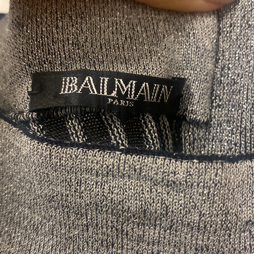 NEVER WORN Balmain Pleated Skirt Midi Size S - Picture 9 of 11